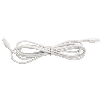 Vera, LED Undercabinet Connecting Cable, 48", White Finish