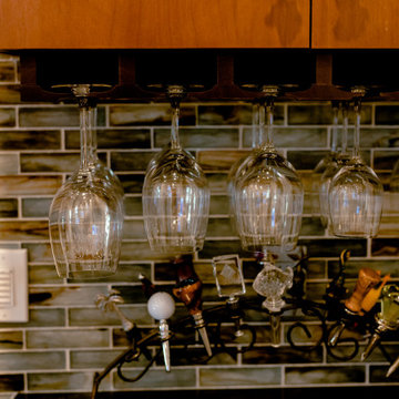 Stemware Racks North Dallas Residential Wine Cellar Project