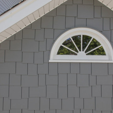 Gray Slate James Hardie siding installation in Naperville