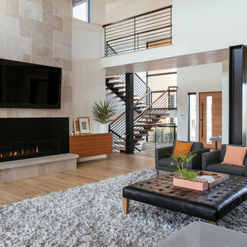 Vivint Smart Home in a Contemporary Living Room
