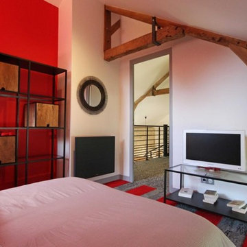Projet de rénovation complète d'un séchoir à lin en Normandie.