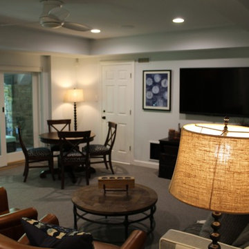 Basement Entertaining & Game Room