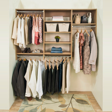 Total Organizing Solutions - reach in  bedroom closet