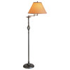 Hubbardton Forge (242160) 1 Light Twist Basket Swing Arm Floor Lamp