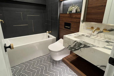 Inspiration for a transitional home design remodel in San Francisco