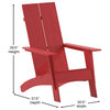 Red Modern Adirondack Chair