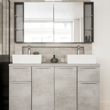 Salle de bain gain de place Paris 17