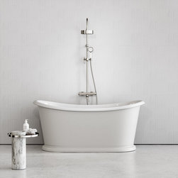 Deco Eton Polished Nickel 3-way Thermostatic Bath Shower System - Bath Taps
