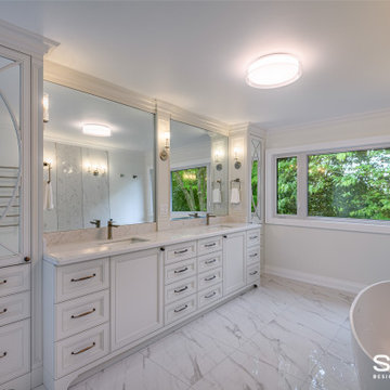 Ensuite and Shared Bathroom Renovation in Kleinburg