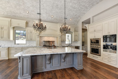 Example of a mountain style kitchen design in Other