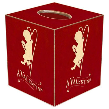 TB2960 - A Valentine Red Tissue Box Cover
