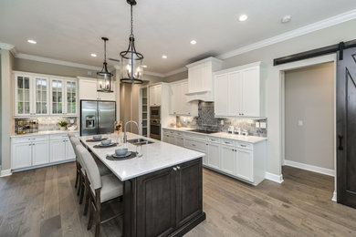 Kitchen - coastal kitchen idea in Other