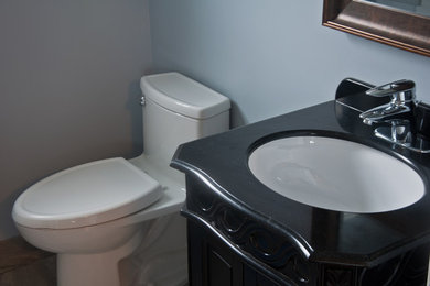 Bathroom - small traditional bathroom idea in Vancouver