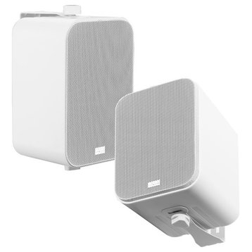 4" 3-Way Outdoor/Indoor Patio Speaker Pair, AP450, White