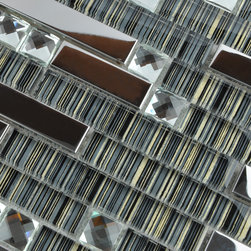 Interlocking Mosaic Tiles 304 Stainless Steel Tile - Mosaic Tile