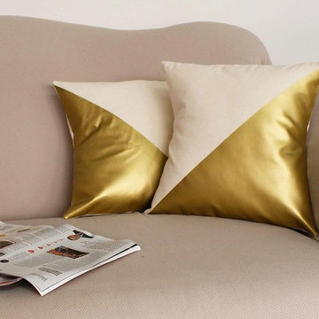 Metallic Throw Pillows