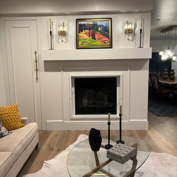 Transitional | Fireplace Sitting Room