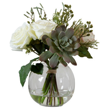Belmonte Floral Bouquet & Vase