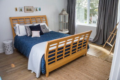 Inspiration for a contemporary bedroom remodel in Other