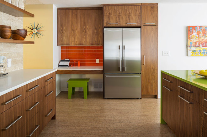 Midcentury Kitchen by Knutson Residential Design, LLC