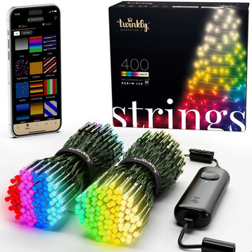 Twinkly TWS400SPP-GUS App Controlled String Light with 400 Multicolor RGB+W LED