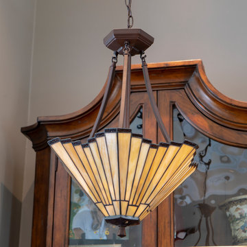 Clara Tiffany Glass 2 Light Pendant