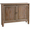 Uttermost 24244 Altair 42"W Rustic Solid Wood Slim Console Entry - Natural Wood