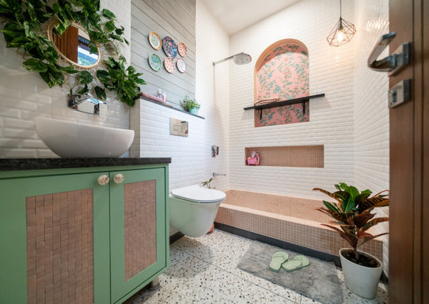 Eclectic Bathroom by KaMa Design Studio