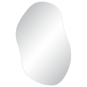 Angelonia 45" Tall Irregular Rectangular Oval Mirror