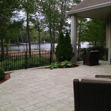 Outdoor Patio Rails at NH Lake