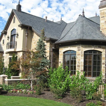Stone on House