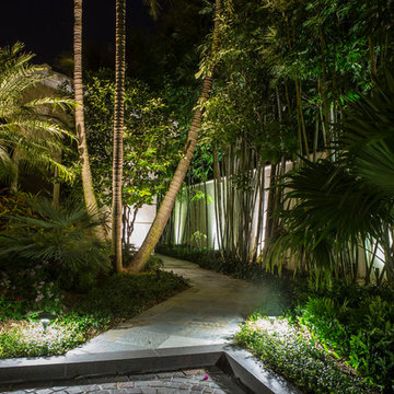 Ocean Front Landscape Lighting, FL Estate