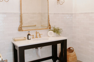 French country bathroom photo in Other