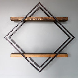 Modern Diamond Shelves - Display And Wall Shelves 
