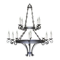 CH-218 Hand Made Iron Chandelier Designs - Chandeliers