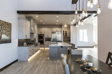 Example of a trendy kitchen design in Other