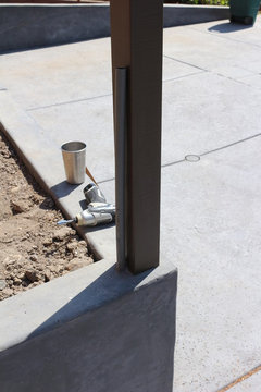 Wiring Inside Aluminum Pergola Legs