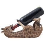 DWK Corp. - African Safari Giraffe, Decorative Single Wine Bottle Holder - Features of African Safari Giraffe Decorative Single Wine Bottle Holder: