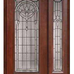 Prehung House Side light Door 80 Fiberglass Palacio Full Lite Glass - Front Doors