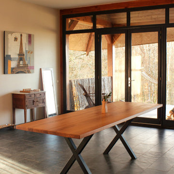 Oak dinner table