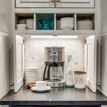 Dallas Suburb Classic Kitchen- before and after