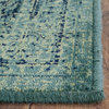 Safavieh Vintage Collection VTG112 Rug, Turquoise/Multi, 4'x5'7"
