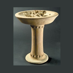 Stone Cast Fairy Birdbath - Bird Baths