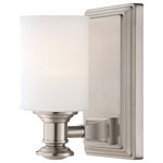 Minka Lavery - 1-Light Bath, Brushed Nickel With Etched Opal Glass - Number of Bulbs: 1