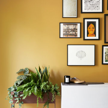 Mustard Gallery wall
