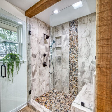 Rustic Master Bathroom Remodel