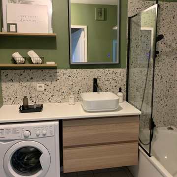 Rénovation et optimisation d'une petite salle de bain à Vaulx-en-Velin