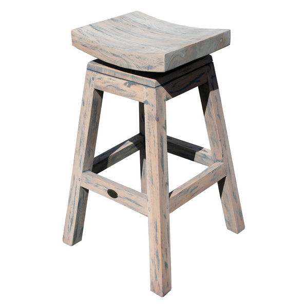 Antique Bronze 24 H K/&B PATIO LD1031-7c24 Nassau Bar Stool with Cushion