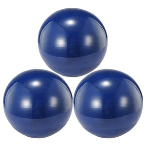 4 Ceramic Decorative Ball Crimson Set Of 3 Contemporary