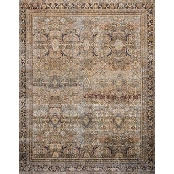 Loloi II Layla 2'3" x 3'9" Rug in Olive and Charcoal